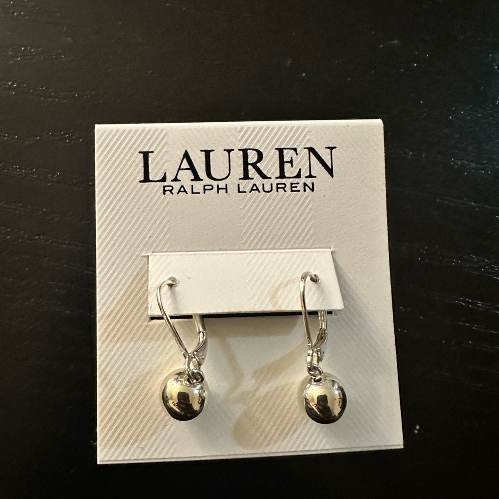 Metal Ball Drop Earrings